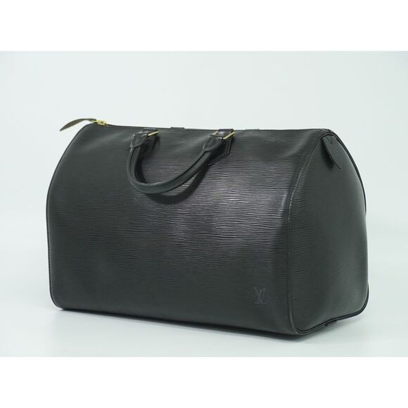 Louis Vuitton Speedy Handbag Epi Leather Black Leather Handbag (Pre-Owned) - Picture 2 of 16